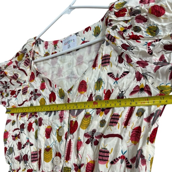 Compania Fantastica Bug Insect Dress Small V Neck Science Teacher - Picture 9 of 10